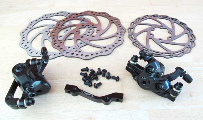 MECHANICAL DISC BRAKE PACKAGE - Click Image to Close
