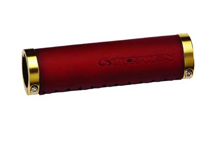 LEATHER GRIPS red - Click Image to Close