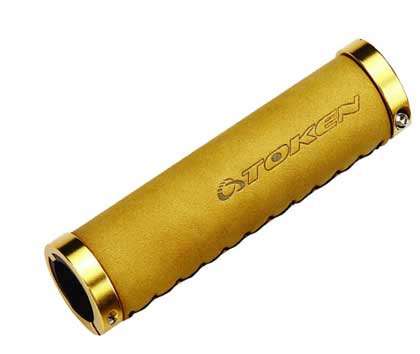 LEATHER GRIPS yellow - Click Image to Close