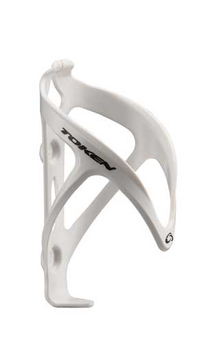 PLASTIC BOTTLE CAGE white - Click Image to Close