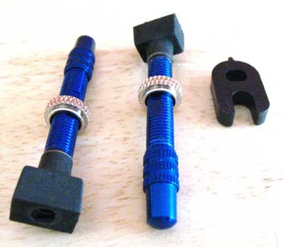 ALLOY VALVES FOR TUBELESS RIM blue