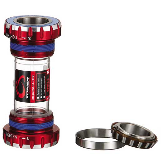 MTB BOTTOM BRACKET TRB red - Click Image to Close