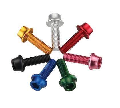 ALLOY BOTTLE CAGE BOLTS green