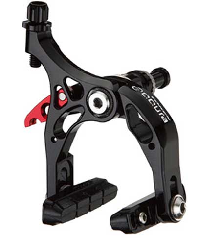 ACCURA CNC ALLOY Ti CALIPER BRAKES black - Click Image to Close