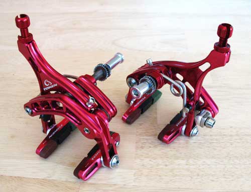 CNC CALIPER BRAKES red