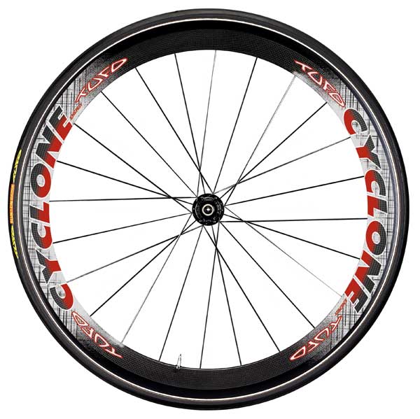 CYCLONE - TUBULAR CARBON WHEELSET SHIMANO - Click Image to Close