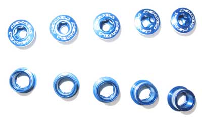 BOLT/NUT SET blue S