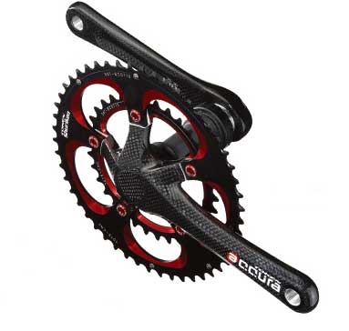 ACCURA CARBON CRANKSET 175 B/R - Click Image to Close