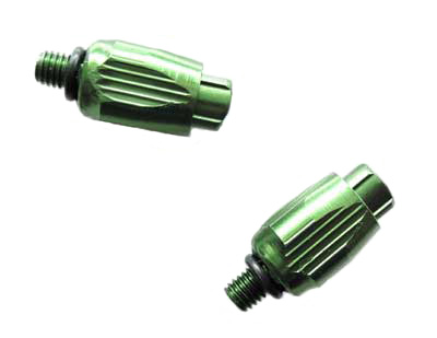 DOWN TUBE CABLE ADJUSTER green - Click Image to Close