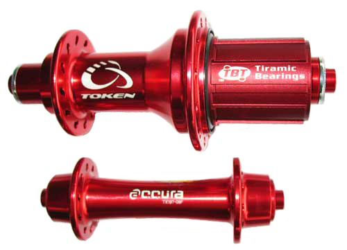 SUPER LITE HUBSET 197 red