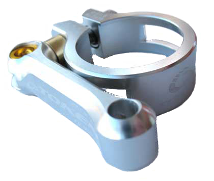 MTB SEAT CLAMP 31.8 silver - Click Image to Close