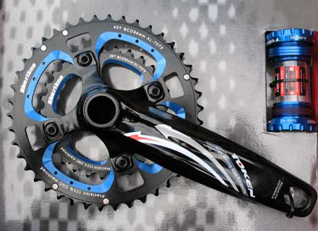 blue crankset