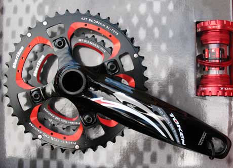 Double store crankset mtb