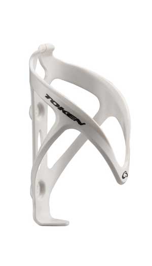 PLASTIC BOTTLE CAGE white