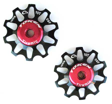 REAR DERAILLEUR PULLEY SET black C - Click Image to Close