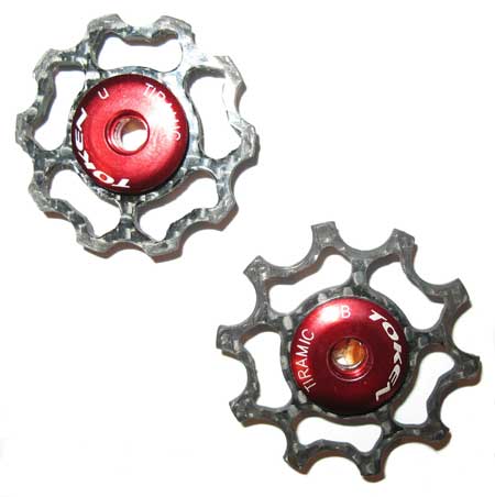 REAR DERAILLEUR CARBON PULLEYS C - Click Image to Close