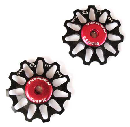 REAR DERAILLEUR PULLEY SET black S