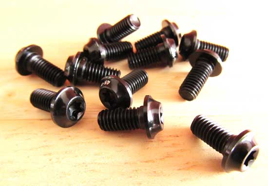 ALLOY ROTOR BOLT SET black