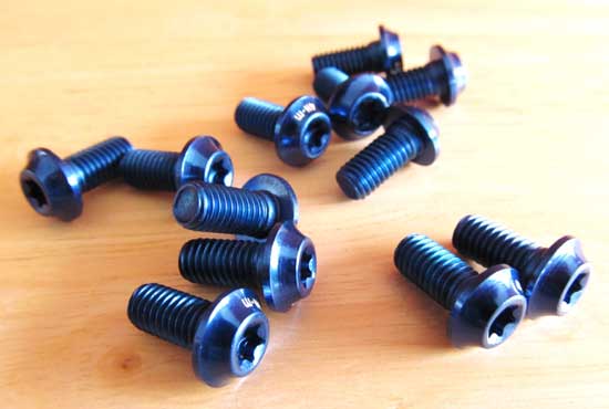 ALLOY ROTOR BOLT SET blue