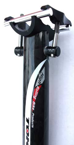 SUPER LITE CARBON MARBLE SEAT POST 9142M - Click Image to Close