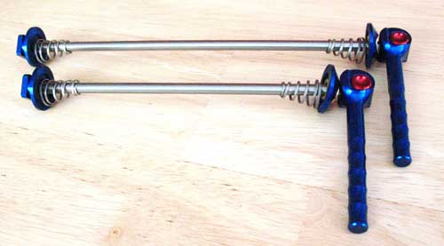 TI SKEWERS ROUND AXLE blue