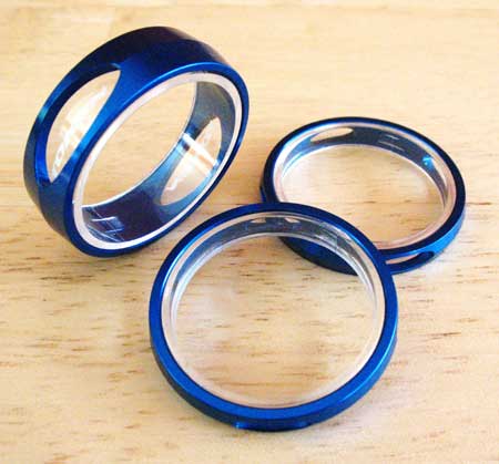 SPACERS 3D blue - Click Image to Close