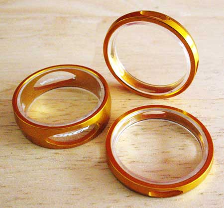 SPACERS 3D gold
