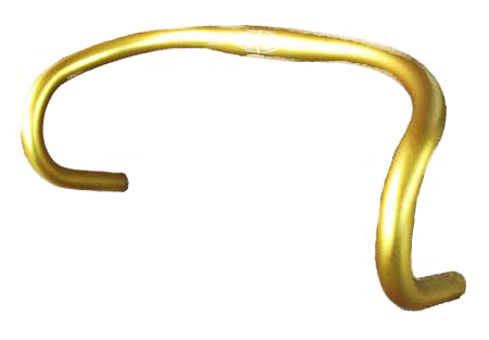 TRACK HANDLEBARS 420 gold - Click Image to Close