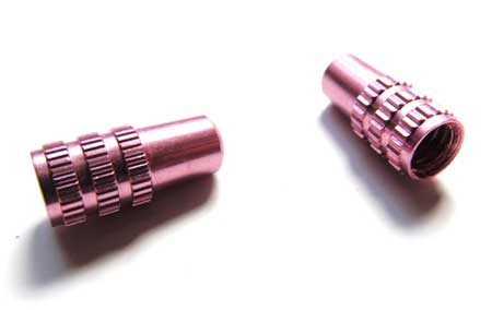 VALVE CAPS pink - Click Image to Close