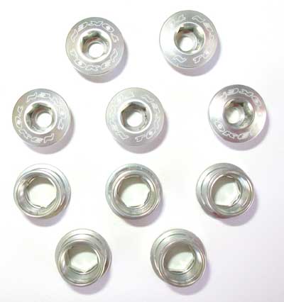 BOLT/NUT SET silver S - Click Image to Close