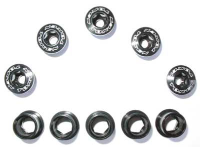 BOLT/NUT SET black S - Click Image to Close