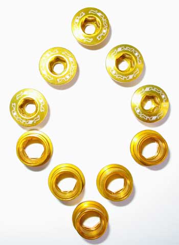 BOLT/NUT SET gold S - Click Image to Close